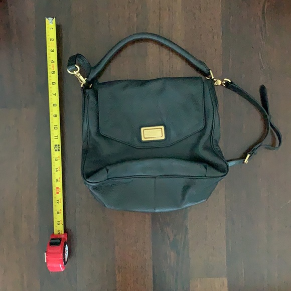 Marc by Marc Jacobs Leather Flap Hobo (Black) - Picture 6 of 6